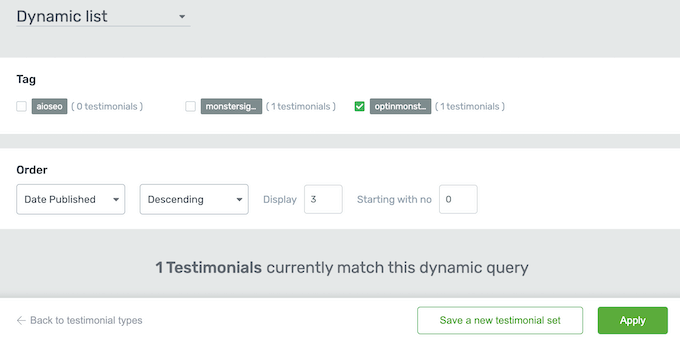 Creating dynamic testimonials for your online store, website, or blog