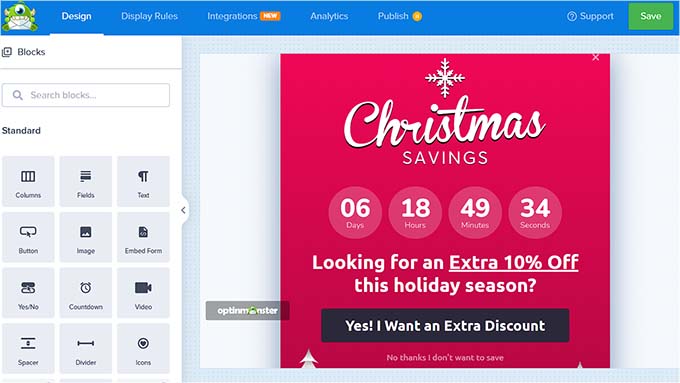 WebHostingExhibit customize-holiday-campaign-popup How to Plan a Holiday Sale for Your WooCommerce Store (12 Tips)  
