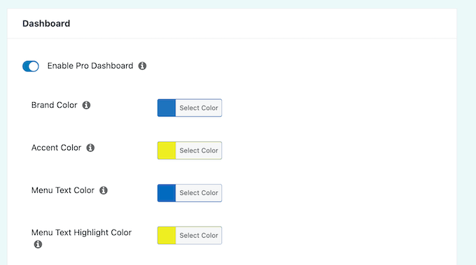 Customizing the affiliate dashboard 