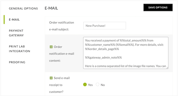 Customizing customer emails in WordPress