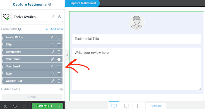 Creating a custom feedback form using Thrive Ovation for WordPress
