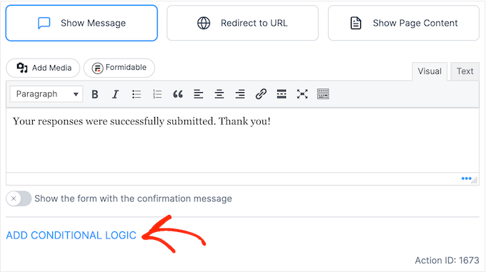 Sending a conditional email to your users