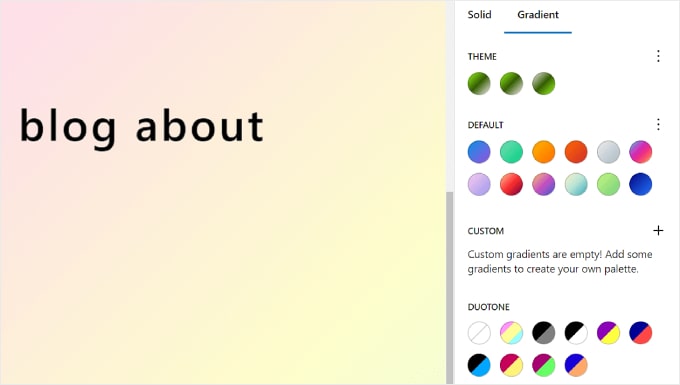 WebHostingExhibit gradient-color-styles-min A Complete Beginner's Guide to WordPress Full Site Editing  