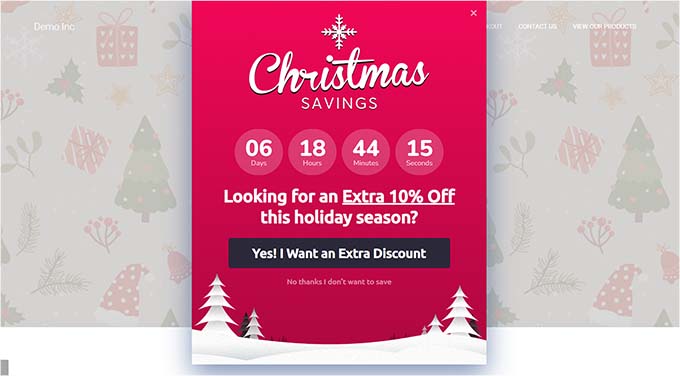 WebHostingExhibit holiday-sale-popup How to Plan a Holiday Sale for Your WooCommerce Store (12 Tips)  