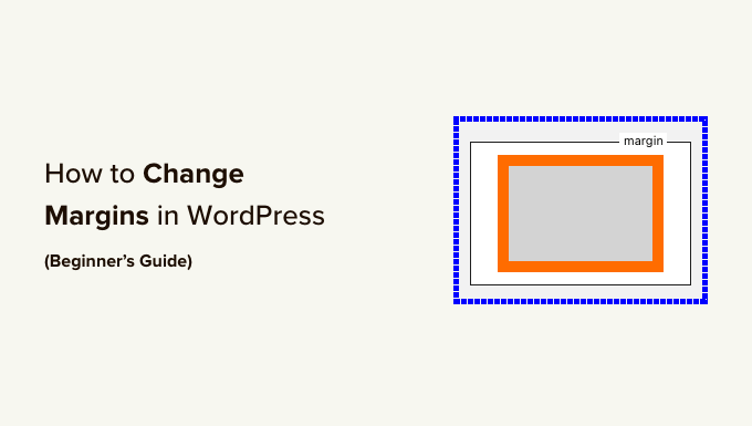 Adicionar ou alterar margens no WordPress