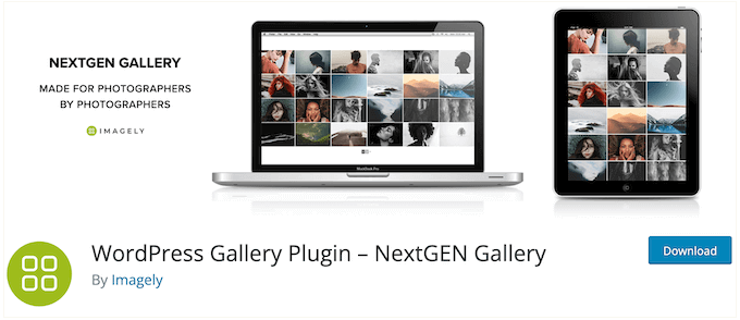The NextGEN gallery WordPress plugin