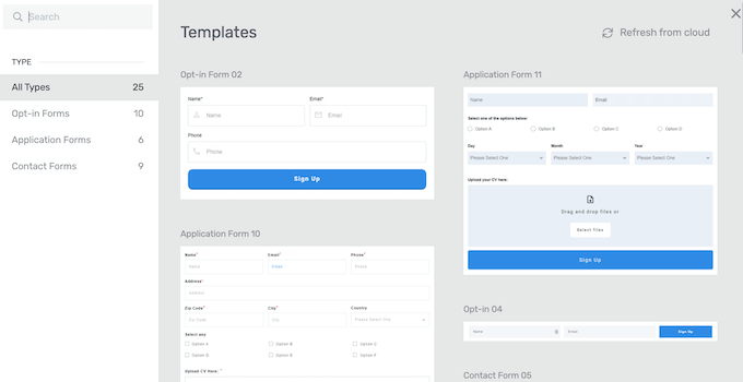 Thrive Apprentice's opt-in templates