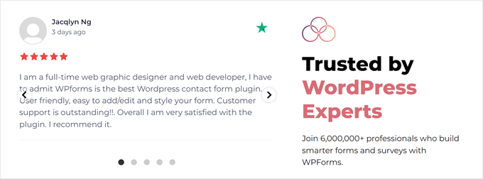 trustpilot reviews feed pro example wpforms min