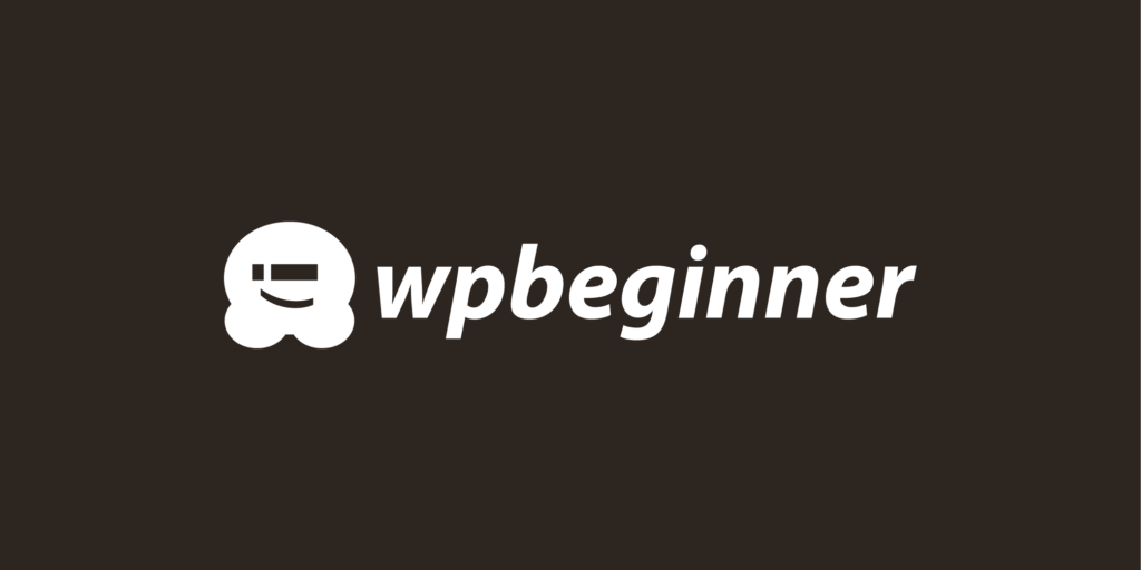 WPBeginner logo on dark background