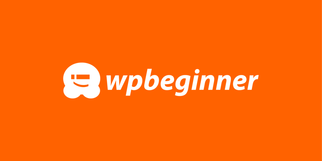 WPBeginner logo on orange background
