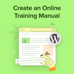 How to create an online training manual in WordPress