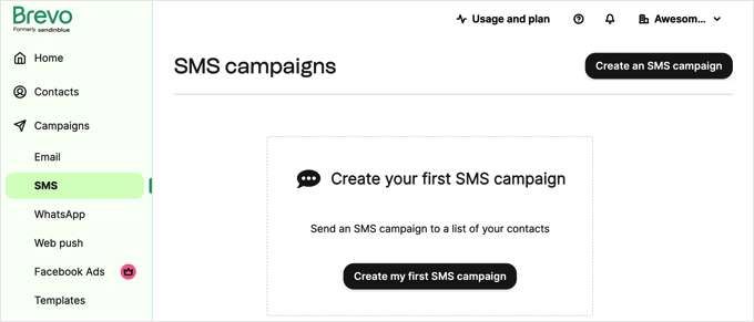 Creating SMS campaigns for your WordPress blog or website