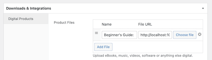 Adding downloadable files to your membership plans