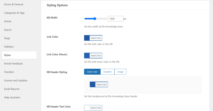 Edit style of training manual