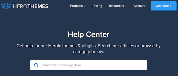 The HeroThemes help center