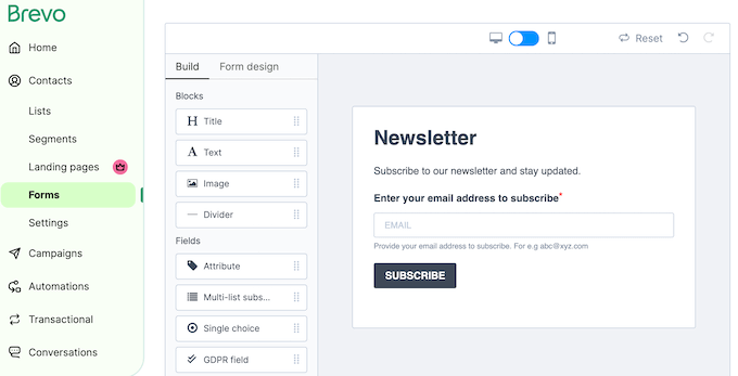 Creating an email signup form for your WordPress blog or website