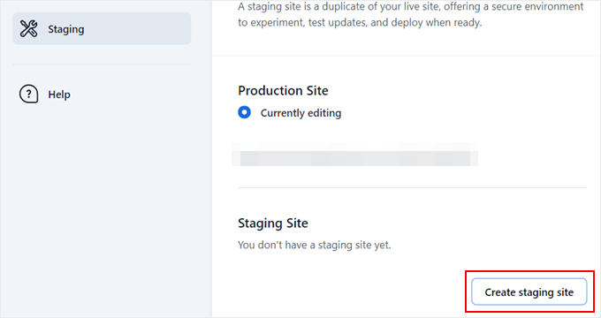 Creating a staging site in Bluehost