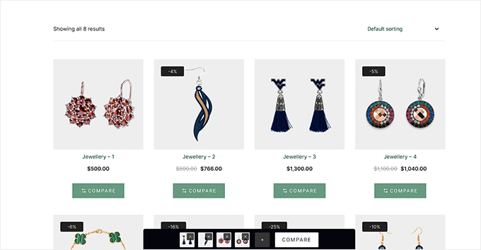 addonify で製品を比較する