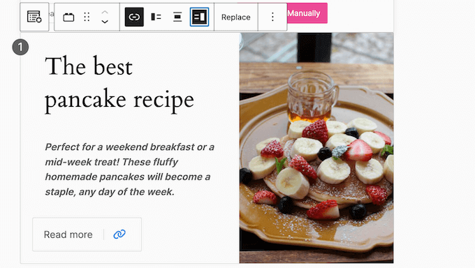 Customizing your the WP Tasty Roundups block