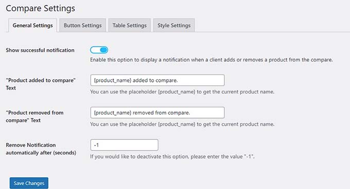 Ever Compareプラグインの設定