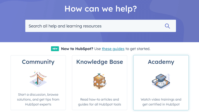 Accessing HubSpot's community support