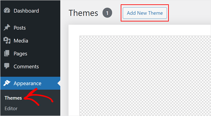 Adding a new theme in WordPress Playground