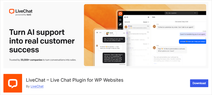 The LiveChat WordPress Plugin