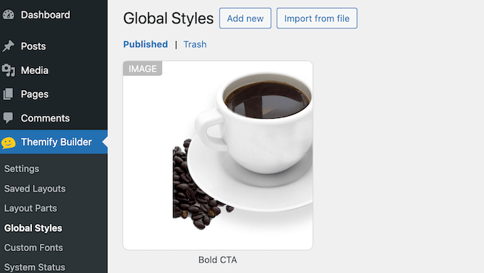 Managing global styles on your WordPress blog, website, or online store