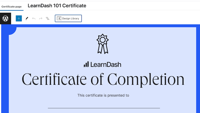 Creating certificates for your online training 