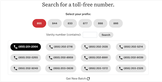 Getting a toll-free number with Ooma 