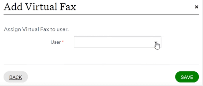 Setting up a virtual online fax