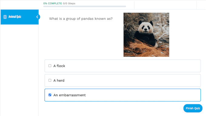 How to create an online quiz in WordPress