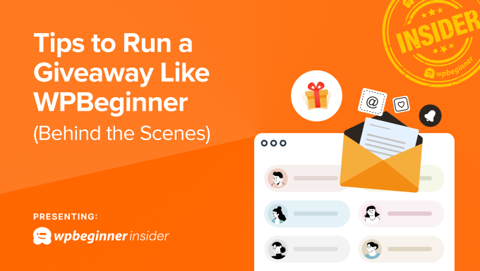 run giveaway like wpbeginner