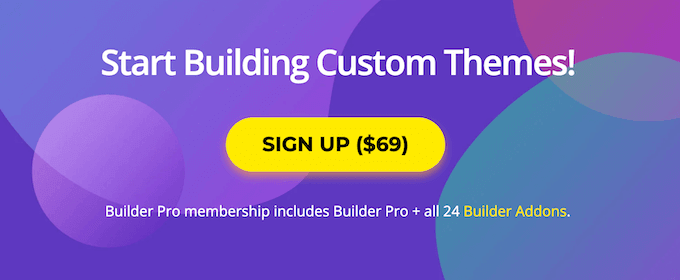 Themify Builder Pro's pricing plans