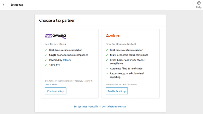 Setting up tax for your online marketplace