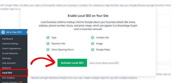 Activate Local SEO