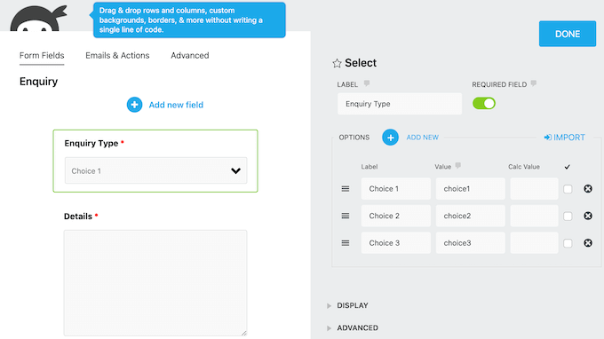 Adding fields to a mobile responsive WordPress form