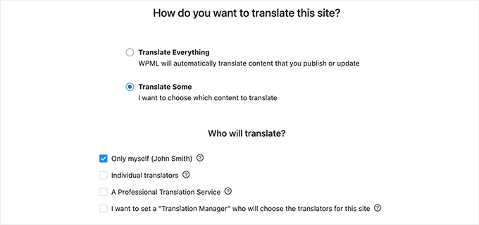 Translating your website using WPML