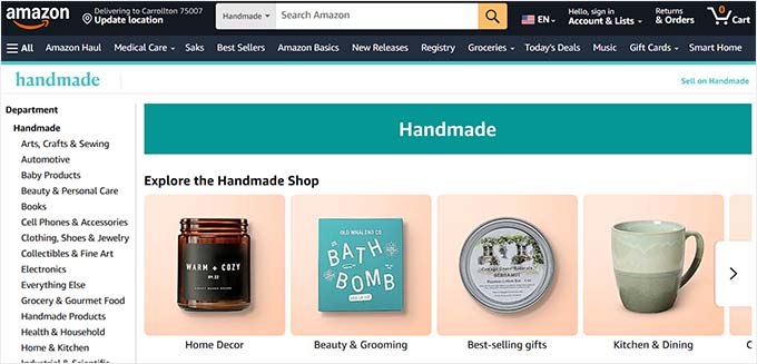 Amazon Handmade