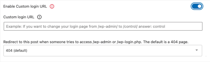 Changing the default WordPress login URL