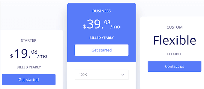 The Optimole pricing and plans