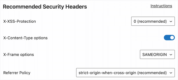 Adding security headers to your WordPress blog, website, or online store