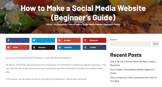 How to add Tumblr, Amazon, Gmail, Pinterest, and other social media icons to your website