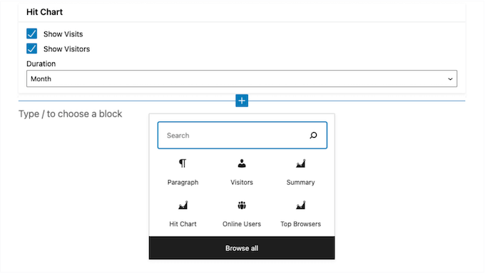 Adding statistics widgets to a WordPress theme