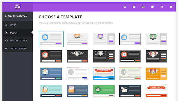 Bloom's ready-made opt-in and popup templates