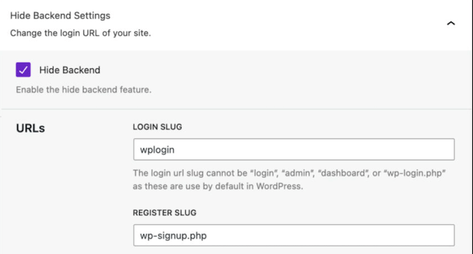 Changing the login URL on your WordPress website