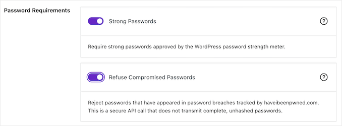 How to add a password policy to your website 