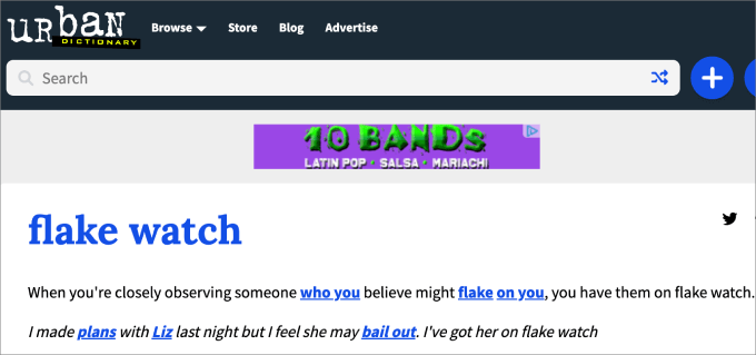 urban dictionary lora font