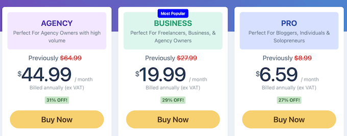 Rank Math pricing and plans 