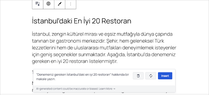 Generare de conținut multilingv AIOSEO folosind AI